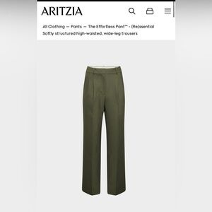 aritzia effortless crepette pants - cropped